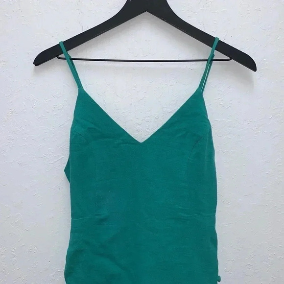 Urban Outfitters Imani Linen Tulip Mini Dress Size Small - Picture 3 of 6